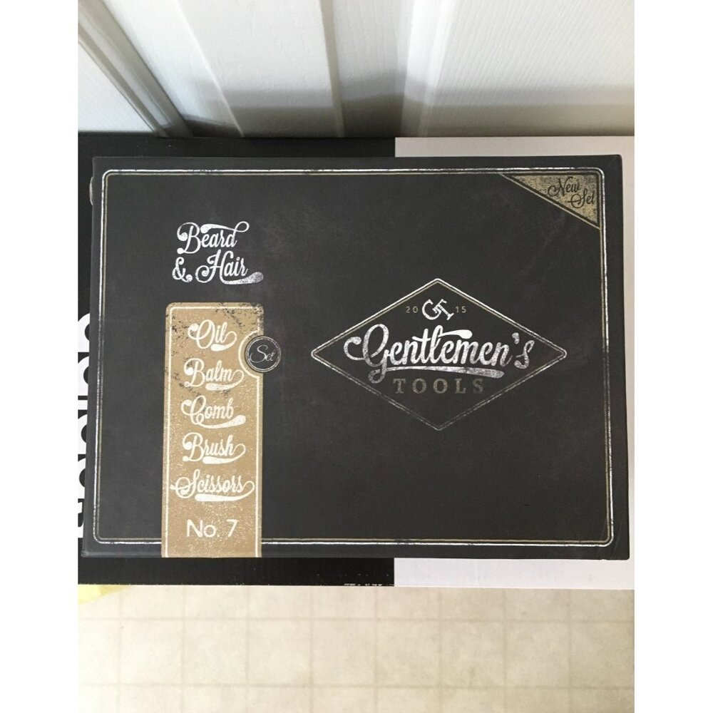 New 5pc Gentlemens Beard & Hair Set